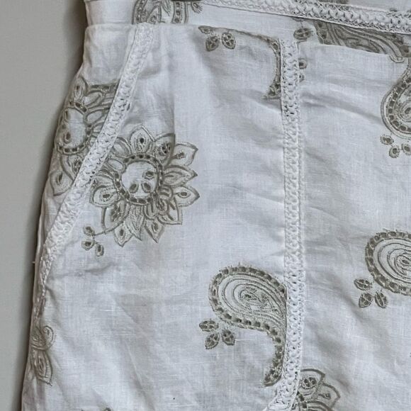 NWOT Johnny Was Maxine Linen Walker Shorts Womens Sz XL - Picture 6 of 10